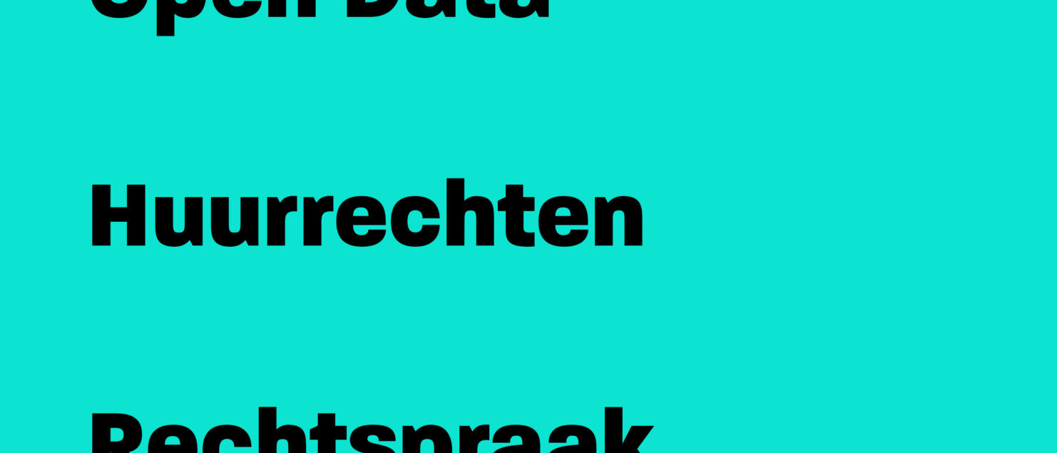 open data huurrechten - rechtspraak